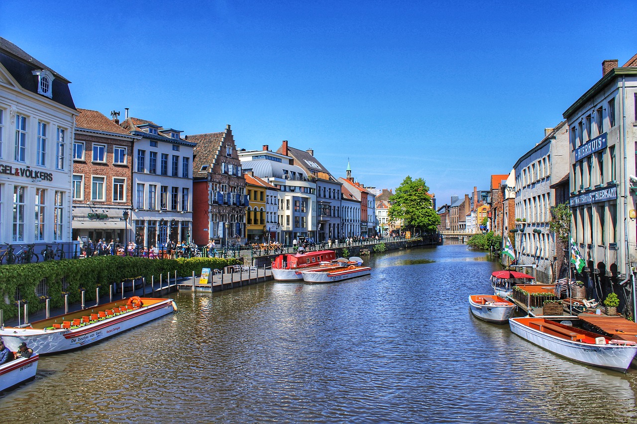 Centrum Gent, België 