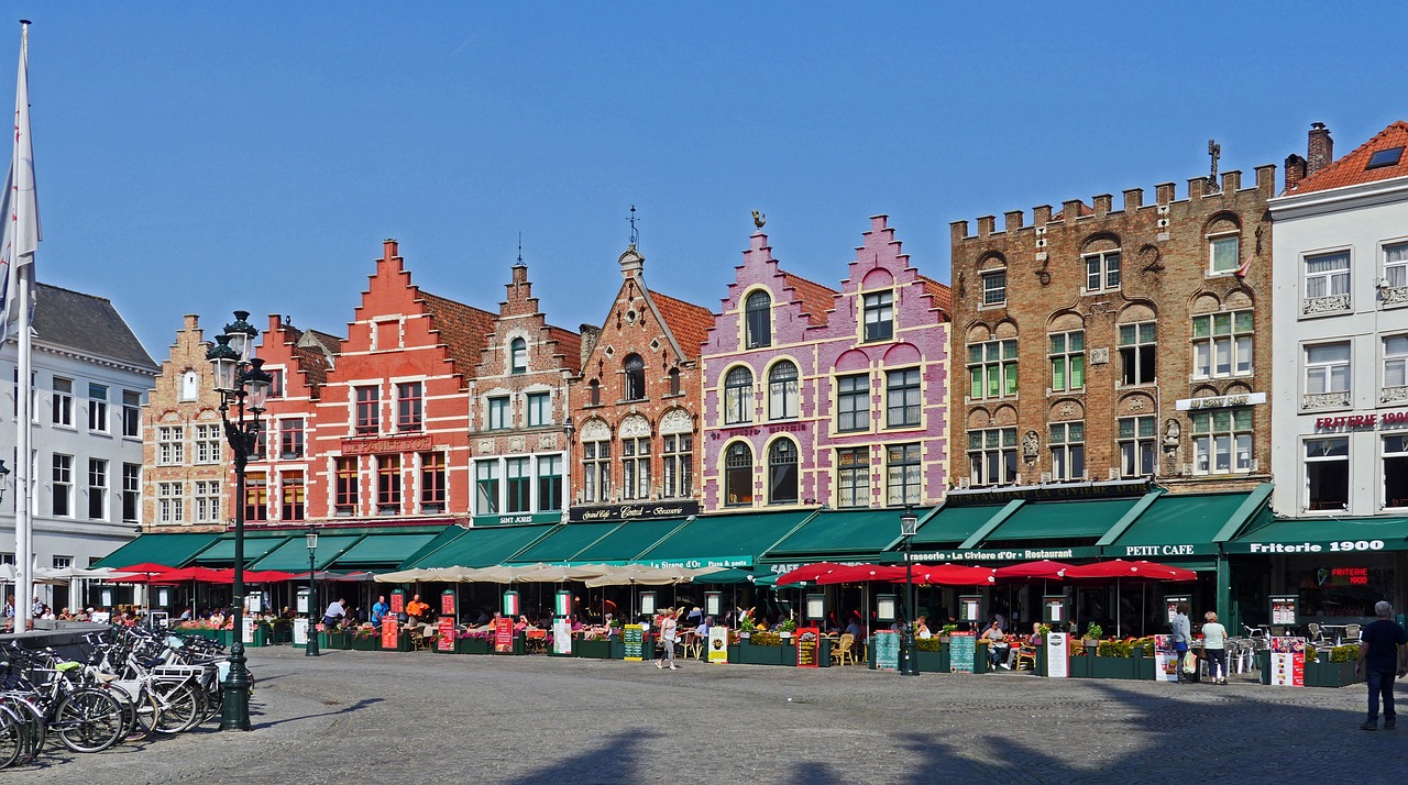 Markt Brugge, België