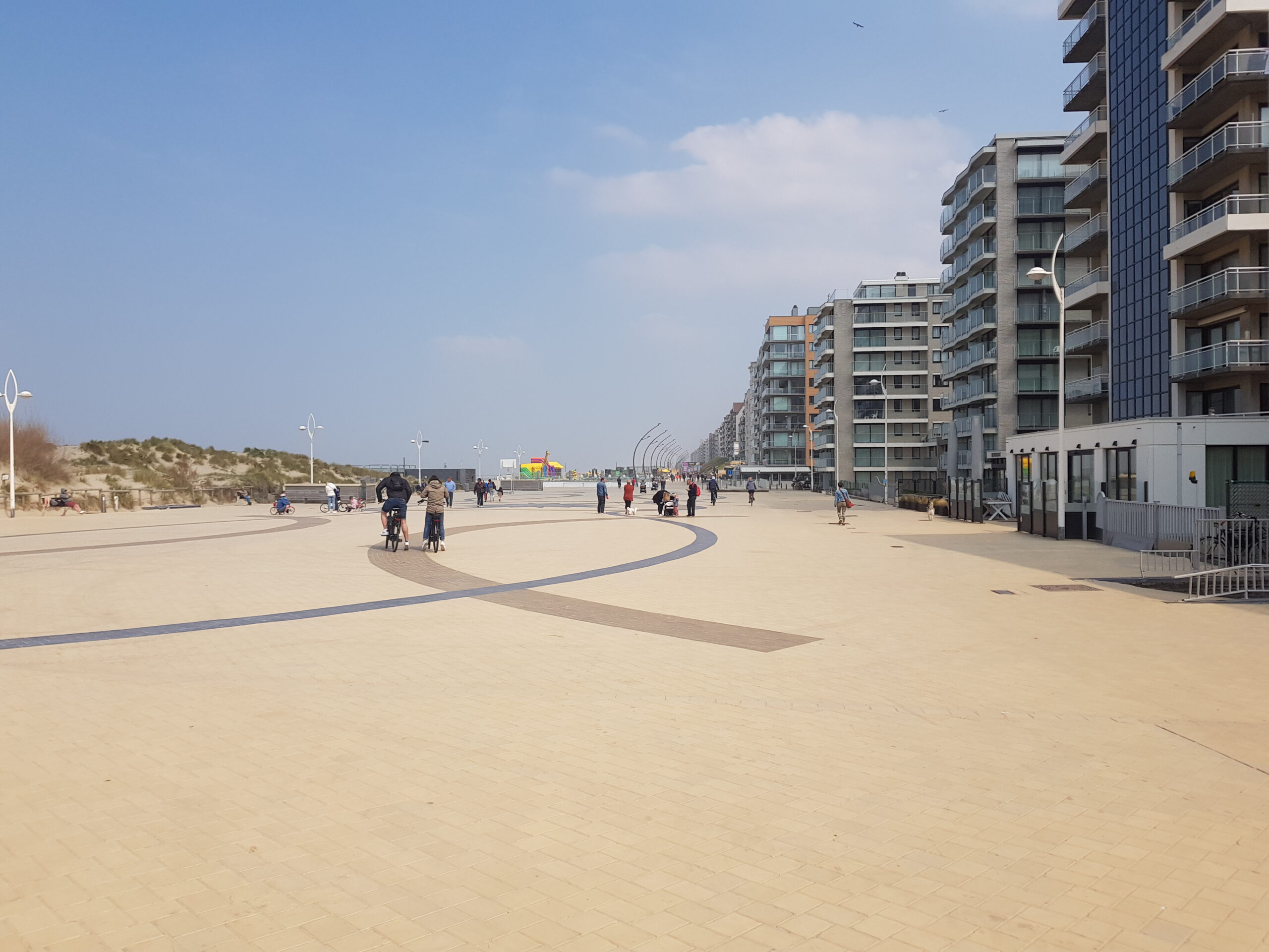 Zeedijk De Panne, Belgische kust